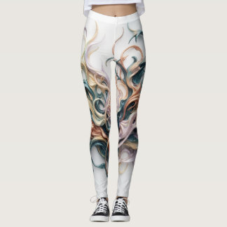 Abstract Leggings