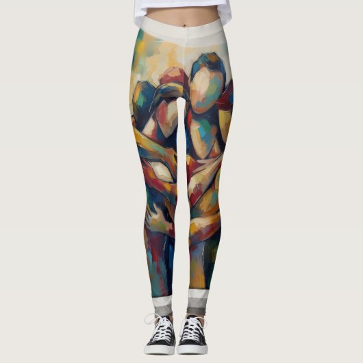 Abstract Leggings (Voorkant)