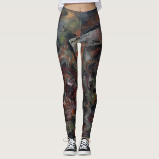 Abstract Leggings