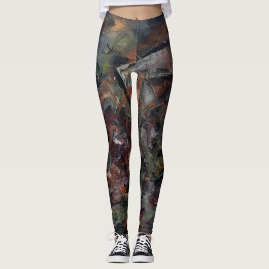 Abstract Leggings (Voorkant)