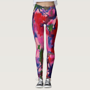 Abstract Leggings