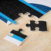 Abstract legpuzzel atletiek (Zijkant)