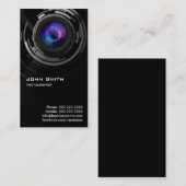Abstract Lens Visitekaartje fotograaf (Voorkant / Achterkant)