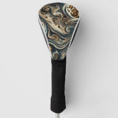 Abstract Leopard Print Swirl Golfheadcover (Voorkant)