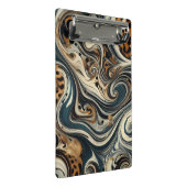Abstract Leopard Print Swirl Mini Klembord (Schuin)