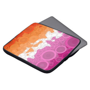 Abstract Lesbische Pride-vlag     Laptop Sleeve