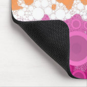 Abstract Lesbische Pride-vlag Muismat (Hoek)