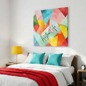 Abstract Leven Kleurrijk Canvas Afdruk