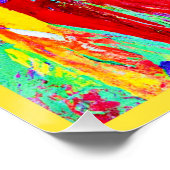 Abstract levendig patroon perfect poster (Hoek)