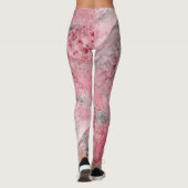 Abstract Levendig Patroon Psychedelische Kleuruitb Leggings (Achterkant)