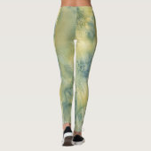 Abstract Levendig Patroon Psychedelische Kleuruitb Leggings (Achterkant)