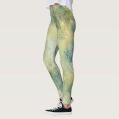 Abstract Levendig Patroon Psychedelische Kleuruitb Leggings (Links)