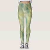 Abstract Levendig Patroon Psychedelische Kleuruitb Leggings (Voorkant)