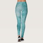 Abstract Levendig Patroon Psychedelische Kleuruitb Leggings (Achterkant)