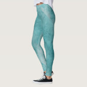 Abstract Levendig Patroon Psychedelische Kleuruitb Leggings (Links)