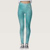 Abstract Levendig Patroon Psychedelische Kleuruitb Leggings (Voorkant)
