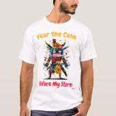 Abstract levendig Samurai Warrior T-shirt (Voorkant)