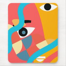 Abstract Levensechte Gezichts Kunst