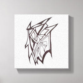 Abstract Levensechte Golf Canvas Afdruk