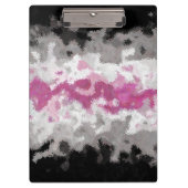 Abstract Librafeminiene   Pride-vlag Klembord (Voorkant)
