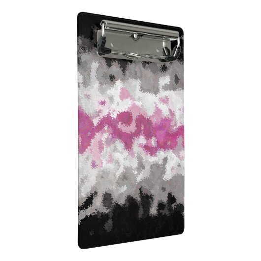 Abstract Librafeminiene Pride Vlag Mini Klembord (Schuin)