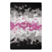 Abstract Librafeminiene Pride Vlag Mini Klembord (Achterkant)