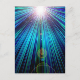 Abstract licht briefkaart