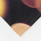 Abstract Licht: Eenvoudige Textuurachtergrond Fleece Deken (Hoek)