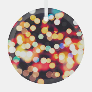 Abstract Licht: Eenvoudige Textuurachtergrond Glas Ornament