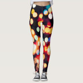 Abstract Licht: Eenvoudige Textuurachtergrond Leggings (Voorkant)