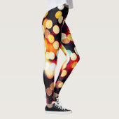 Abstract Licht: Eenvoudige Textuurachtergrond Leggings (Rechts)