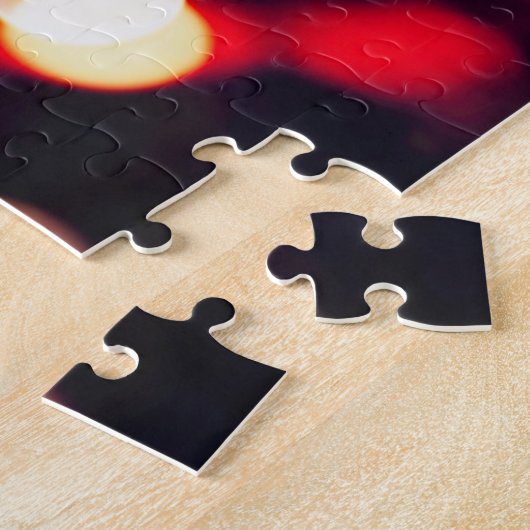 Abstract Licht: Eenvoudige Textuurachtergrond Legpuzzel (Zijkant)