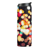 Abstract Licht: Eenvoudige Textuurachtergrond Thermosbeker (Gedraaid links)