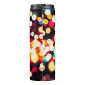 Abstract Licht: Eenvoudige Textuurachtergrond Thermosbeker (Achterkant)