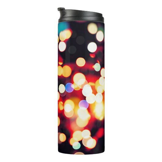 Abstract Licht: Eenvoudige Textuurachtergrond Thermosbeker (Geroteerd rechts)