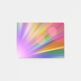 Abstract licht post-it® notes