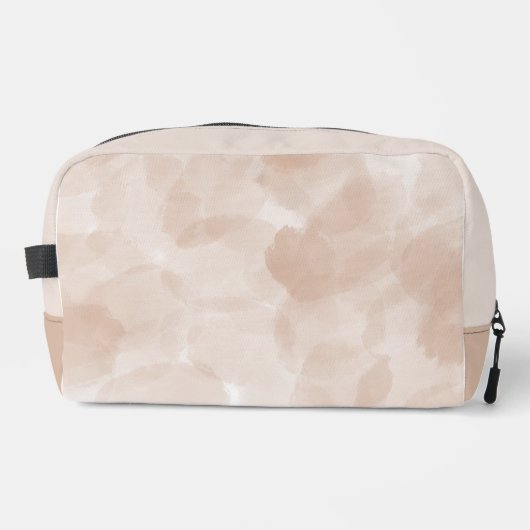 Abstract Lichtbruin en Tan Toilettasje (Voorkant)