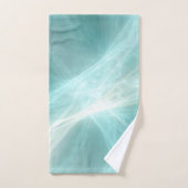 Abstract lichteffect - Blauwgroen Bad Handdoek (Handdoek)