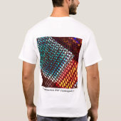 Abstract lichtgewicht zwevende hippe t-shirt (Achterkant)