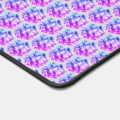 Abstract Lichtgrijs Diamonds & Violet Shades Bureaumat (Hoek)