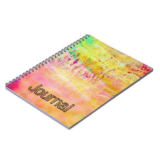 Abstract lichtschilderend Notitieboek voor kunstjo (Linkerzijde)