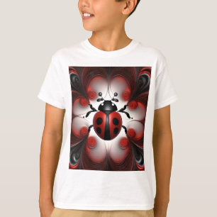 Abstract Lieveheersbeestje Kunstontwerp, T-shirt