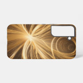 Abstract Light Energy and Cosmic Swirl Samsung Galaxy Hoesje (Achterkant horizontaal)