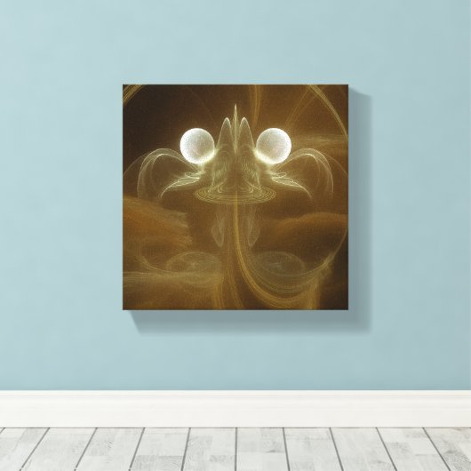 Abstract Light Energy Canvas Art (Insitu (Houten vloer))