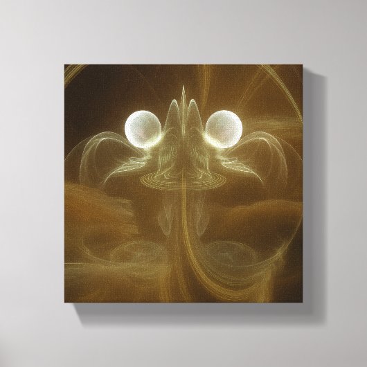 Abstract Light Energy Canvas Art Afdruk (Voorkant)