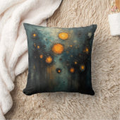 Abstract lights in the dark Ai art design Kussen (Deken)