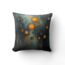 Abstract lights in the dark Ai art design