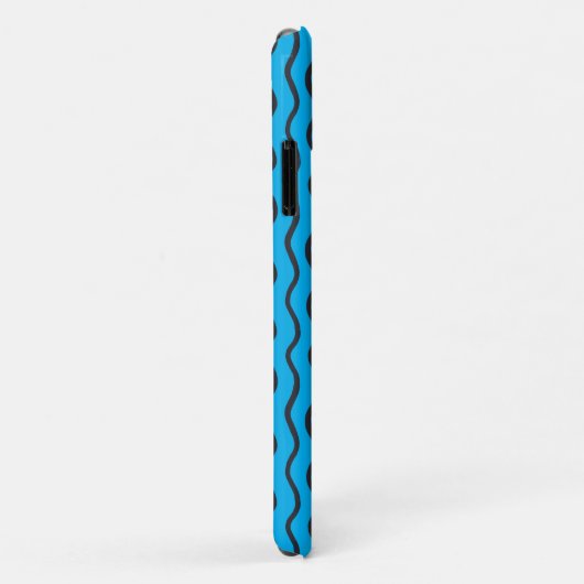 abstract lijnpatroon zwart-wit Case-Mate iPhone case (Achterkant/rechts)