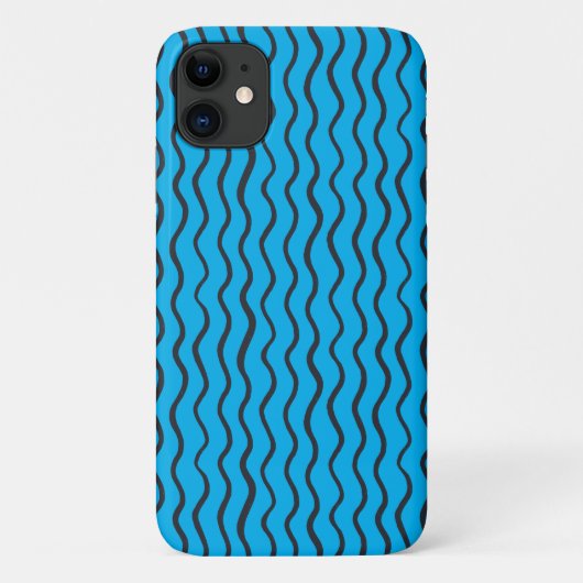 abstract lijnpatroon zwart-wit Case-Mate iPhone case (Achterkant)