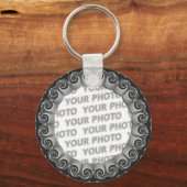 Abstract lijst ARTs GEO 1 + uw foto Sleutelhanger (Voorkant)